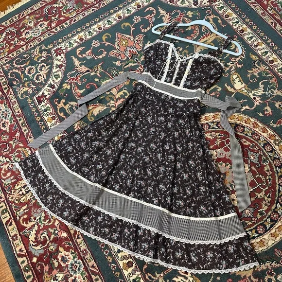 Gold Label Gunne Sax peplum dress 👗 - Picture 5 of 9